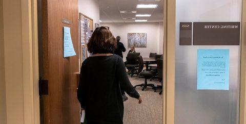 Entrance to BC Writing Center